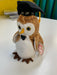 Plush TY Beanie Baby - Wisest the Owl - Class of 2000 - Cardboard Memories Inc.