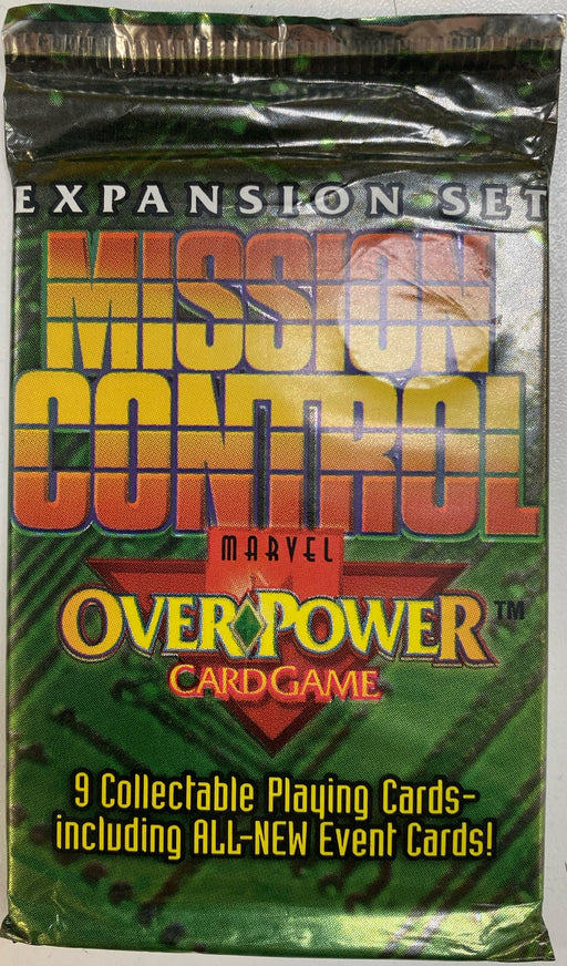 Trading Card Games Fleer - 1996 - Marvel Over Power Mission Control - Expansion Pack - Cardboard Memories Inc.