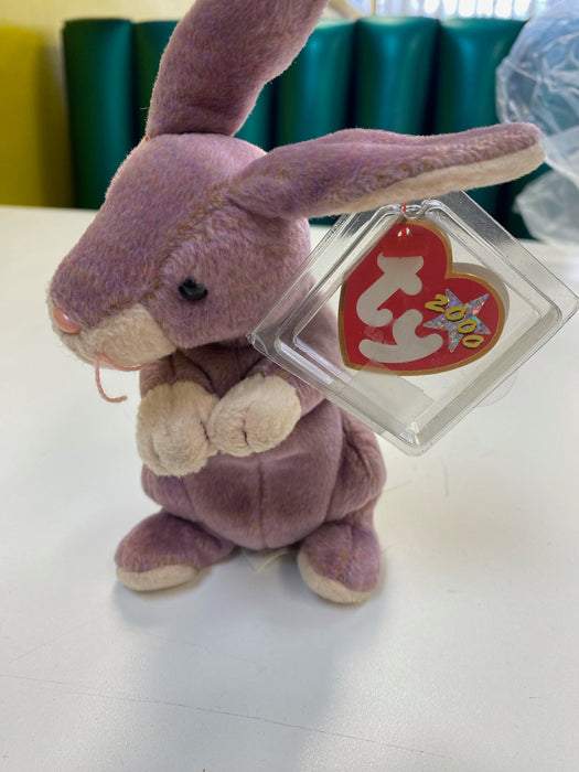 Plush TY Beanie Babies - Springy the Bunny - Cardboard Memories Inc.