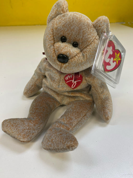 Plush TY Beanie Baby - 1999 Signature Bear - Cardboard Memories Inc.