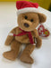 Plush TY Beanie Baby - 1997 - Holiday Teddy Bear - Cardboard Memories Inc.