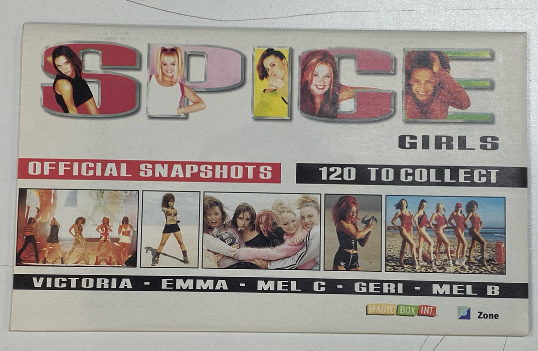 Stickers Magic Box International - Official Spice Girls Snapshots - Snapshot Pack - Series 1 - Cardboard Memories Inc.