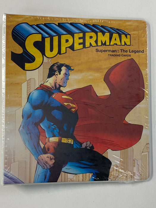 Non Sports Cards Cryptozoic - Superman The Legend Trading Cards - Collectors Binder Sealed - Cardboard Memories Inc.