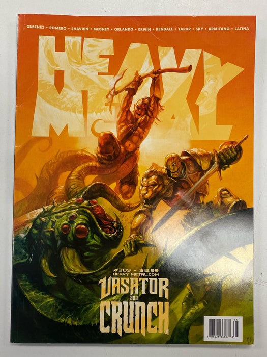 Magazine Heavy Metal Magazine - Heavy Metal (2021) 309 Riccardo Latina Variant Edition (Cond. VF-) MG0070 - Cardboard Memories Inc.