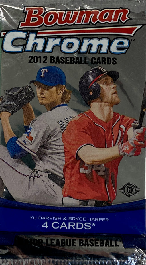 Sports Cards Topps - 2012 - Baseball - Bowman Chrome - Hobby Pack - Cardboard Memories Inc.