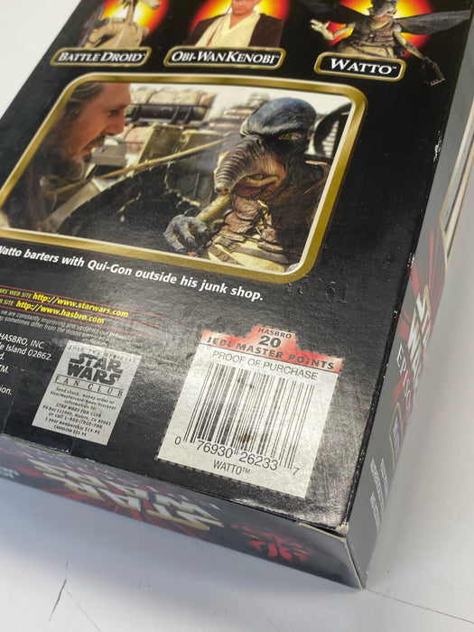 Action Figures and Toys Hasbro - Star Wars - Episode 1 - Watto - 12" Action Figure *DAMAGED BOX* - Cardboard Memories Inc.