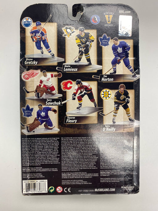 Action Figures and Toys McFarlane Toys - NHL - Toronto Leafs - Terry Sawchuk Figure *DAMAGED BOX* - Cardboard Memories Inc.