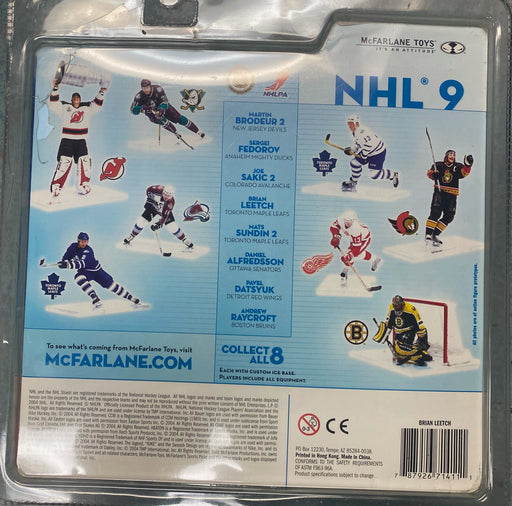 Action Figures and Toys McFarlane Toys - NHL - New York Rangers - Brian Leetch Figure *DAMAGED BOX* - Cardboard Memories Inc.