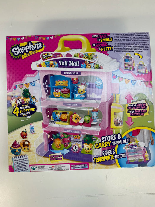 Action Figures and Toys Import Dragon - Shopkins - Happy Places - Tall Mall - Cardboard Memories Inc.