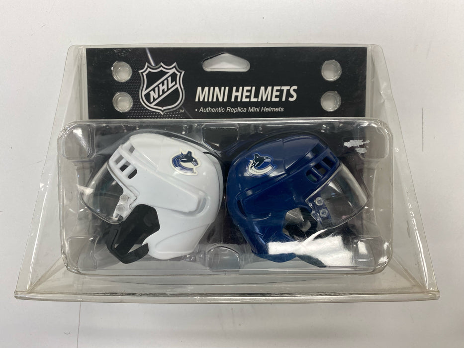 Supplies Top Dog - NHL - Mini Helmets - Vancouver Canucks - Cardboard Memories Inc.