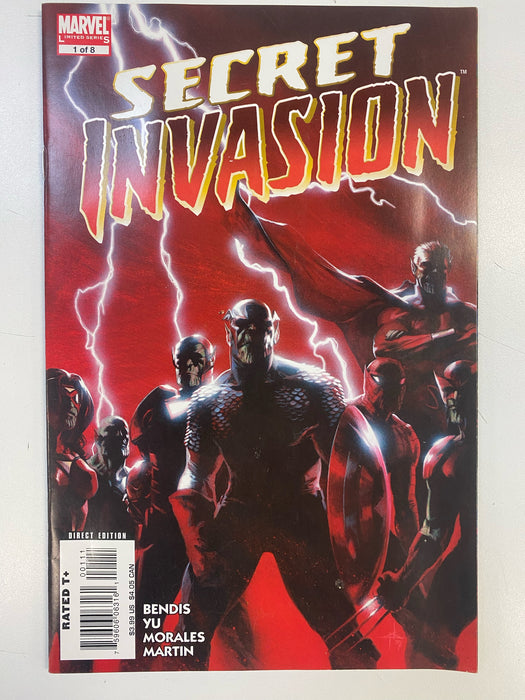 Comic Books Marvel Comics - Secret Invasion (2008) 001-008 Full Set (Cond. FN- to VF-) 21566 - Cardboard Memories Inc.