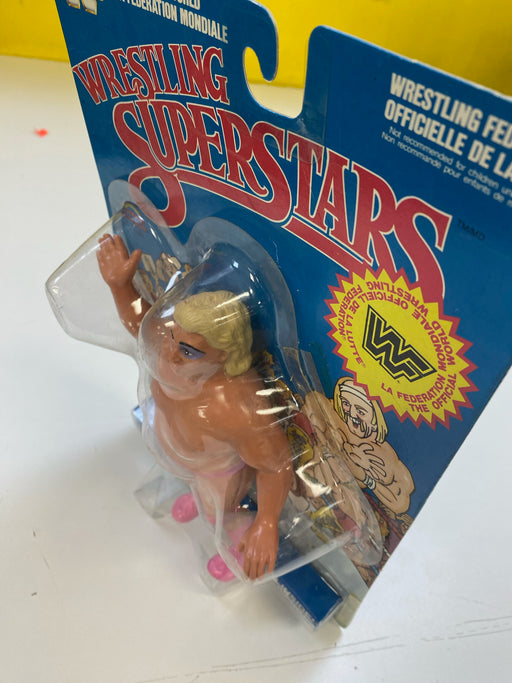 Action Figures and Toys LJN - 1986 - WWF/WWE Wrestling Superstars - "Adorable" Adrian Adonis - 8" Figure - Item #5479 *Damaged Box* - Cardboard Memories Inc.