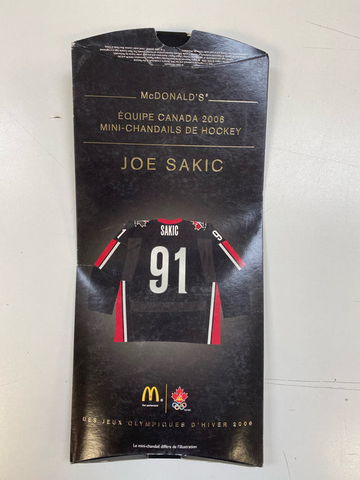 Action Figures and Toys McDonalds - 2006 - Olympic Team Canada - Joe Sakic - Mini Jersey - Cardboard Memories Inc.