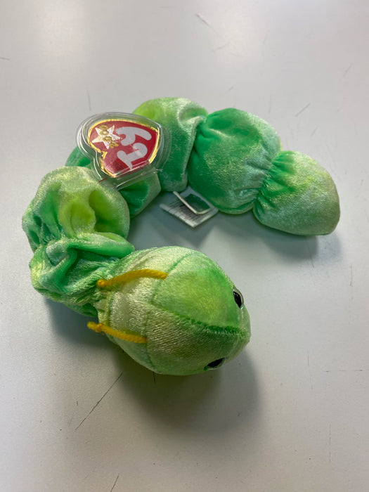 Plush TY Beanie Babies - Squirmy the Worm - Cardboard Memories Inc.