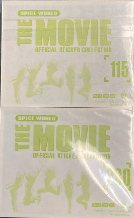 Stickers Magic Box International - Spice World the Movie - Complete Sticker Set - Cardboard Memories Inc.