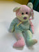 Plush TY Beanie Baby - Groovy the Ty-Dyed Bear - Cardboard Memories Inc.