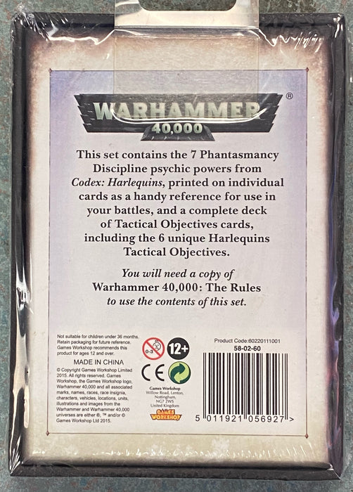 Collectible Miniature Games Games Workshop - Warhammer 40K (7th Edition) Data Cards - Harlequins - 58-02-60 - OUT OF PRINT - Cardboard Memories Inc.