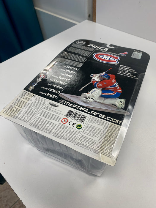 Action Figures and Toys McFarlane Toys - NHL - Montreal Canadiens - Carey Price Figure - White Jersey Variant *DAMAGED BOX* - Cardboard Memories Inc.