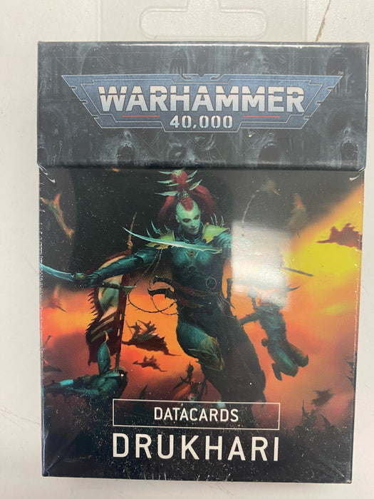 Collectible Miniature Games Games Workshop - Warhammer 40K - (9th Edition) Data cards - Drukhari - 45-02 - OUT OF PRINT - Cardboard Memories Inc.