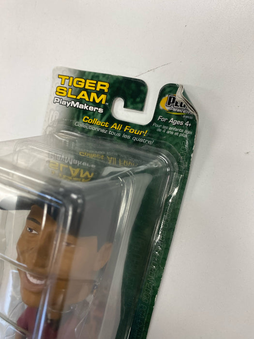 Action Figures and Toys Upper Deck - Play Makers - TIger Woods Slam PGA Championship 2000 - Bobblehead Figure *Damaged Box - Cardboard Memories Inc.