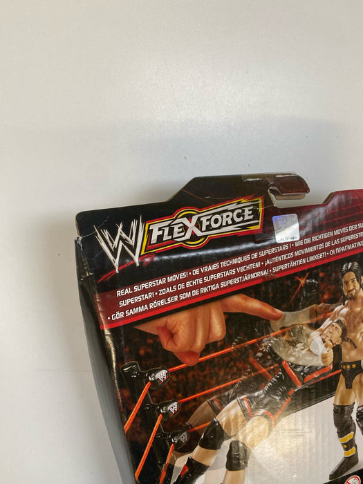 Action Figures and Toys Mattel - 2010 - WWE Flex Force - CM Punk Hook Throwin' - 7" Action Figure - V1452 *Damaged Box* - Cardboard Memories Inc.