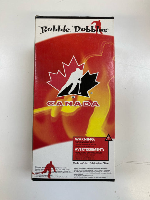 Action Figures and Toys Bobble Dobbles - 2002 - Team Canada Gold Medal - Joe Sakic Hand Painted Bobble Head - Cardboard Memories Inc.