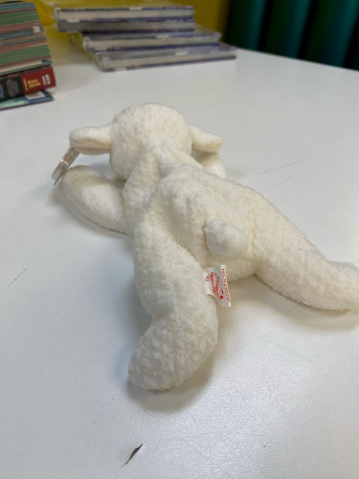 Plush TY Beanie Baby - Fleece the Lamb - Cardboard Memories Inc.