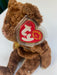 Plush TY Beanie Baby - Champion the FIFA Bear - Denmark - Cardboard Memories Inc.