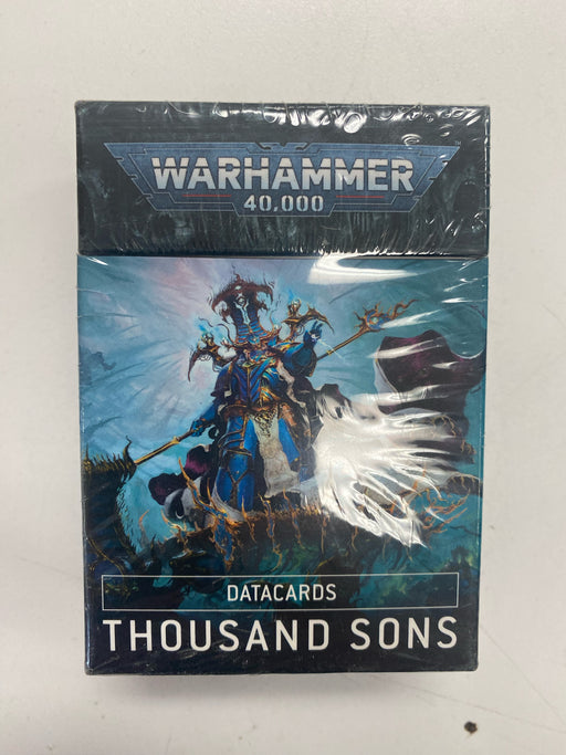 Collectible Miniature Games Games Workshop - Warhammer 40K (9th Edition) Data cards - Thousand Sons 43-21 OUT OF PRINT - Cardboard Memories Inc.