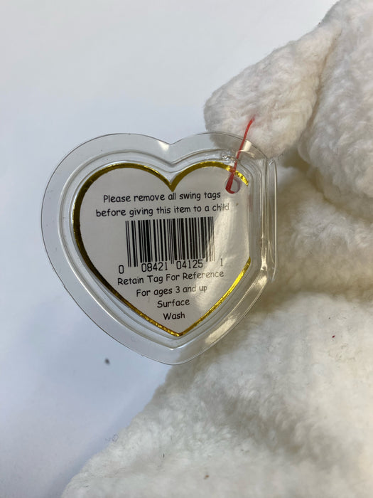 Plush TY Beanie Baby - Fleece the Lamb - Cardboard Memories Inc.