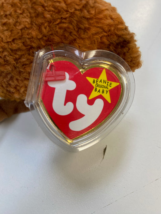 Plush TY Beanie Baby - Beak the Kiwi - Cardboard Memories Inc.