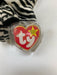 Plush TY Beanie Baby - Ziggy the Zebra - Cardboard Memories Inc.