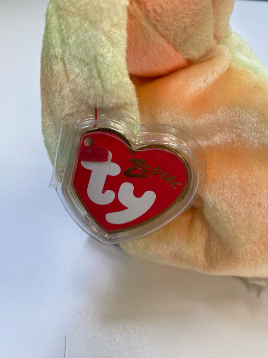 Plush TY Beanie Baby - The Rabbit Chinese Zodiac - Cardboard Memories Inc.