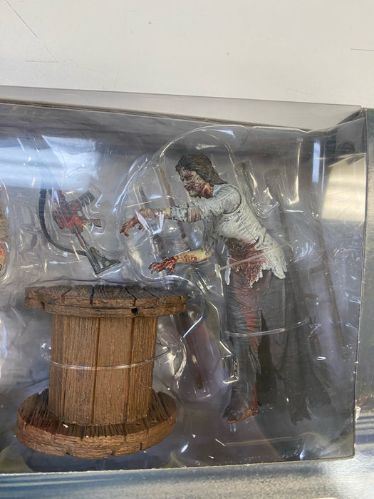 Action Figures and Toys McFarlane Toys - Walking Dead  - Series 8 - Morgan with Impaled Walker - Action Figure *DAMAGED BOX* - Cardboard Memories Inc.