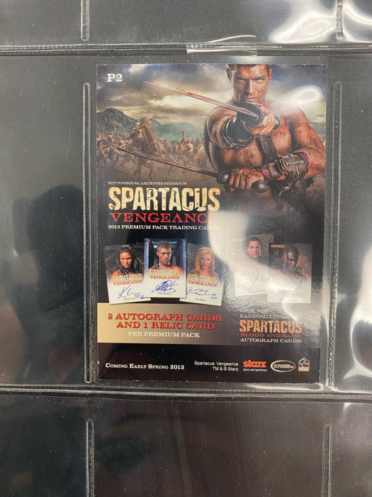 Non Sports Cards Rittenhouse - 2013 - Spartacus Vengeance - Trading Cards - Binder - Cardboard Memories Inc.