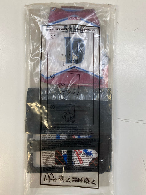 Action Figures and Toys McDonalds - 2003 - NHL - Colorado Avalanche - Joe Sakic - Mini Jersey - Cardboard Memories Inc.