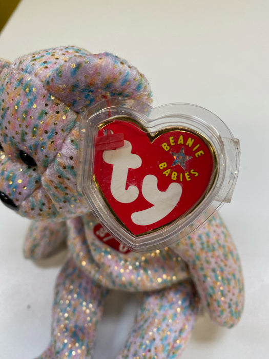 Plush TY Beanie Baby - 2001 Signature Bear - Cardboard Memories Inc.