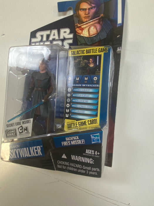 Action Figures and Toys Hasbro - Star Wars - Clone Wars Animated Series - Anakin Skywalker Space Suit - Action Figure - CW07 - Cardboard Memories Inc.