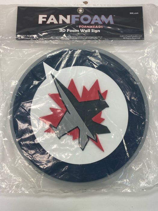 Action Figures and Toys Foam Fanatics - NHL - Winnipeg Jets - 3D Foam Logo Sign - Cardboard Memories Inc.