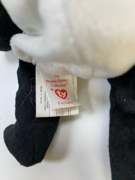 Plush TY Beanie Baby - Fortune the Panda - Cardboard Memories Inc.