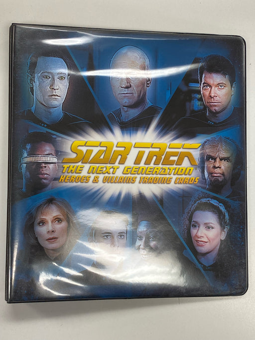 Non Sports Cards Rittenhouse - Star Trek - Next Generation - Heroes and Villains Trading Cards - Binder - Cardboard Memories Inc.