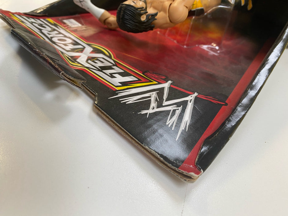 Action Figures and Toys Mattel - 2010 - WWE Flex Force - CM Punk Hook Throwin' - 7" Action Figure - V1452 *Damaged Box* - Cardboard Memories Inc.