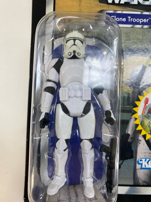 Action Figures and Toys Hasbro - Star Wars - Revenge of the Sith 2010 Vintage Series - Clone Trooper 6" Action Figure *SLIGHTLY DAMAGED BOX SEE PHOTOS* - Cardboard Memories Inc.
