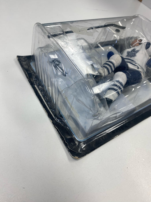 Action Figures and Toys McFarlane Toys - NHL - Toronto Leafs - Luke Shenn Figure - White Jersey Variant *DAMAGED BOX* - Cardboard Memories Inc.