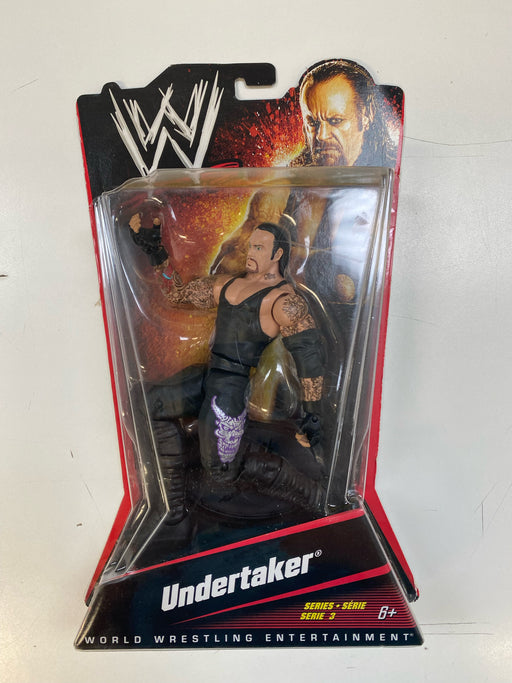 Action Figures and Toys Mattel - 2010 - WWE - Undertaker - Series 3 - 7" Action Figure - R0018 *Damaged Box* - Cardboard Memories Inc.