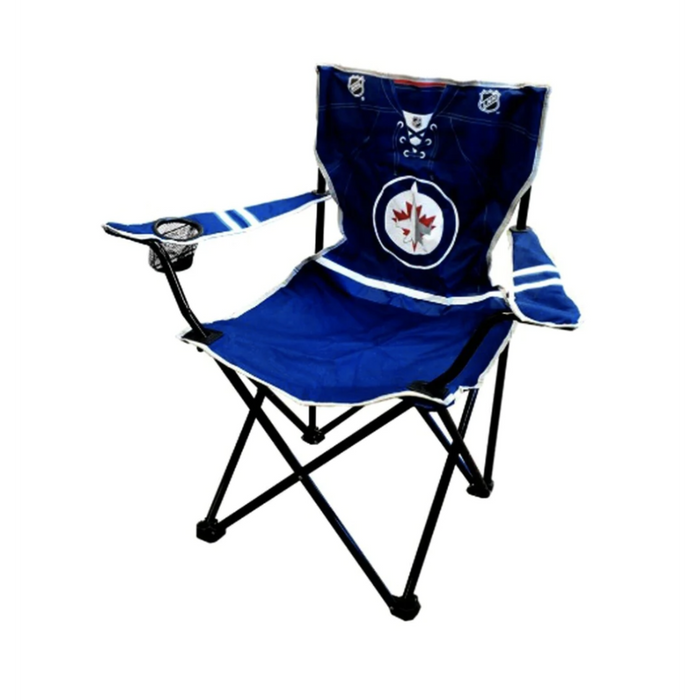 Supplies Top Dog - NHL - Adult Folding Chair - Winnipeg Jets - Cardboard Memories Inc.