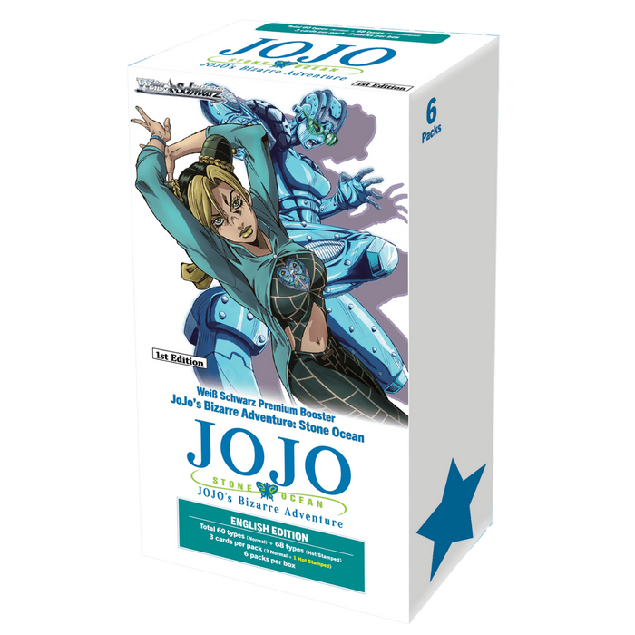 Trading Card Games Bushiroad - Weiss Schwarz - JoJo's Bizarre Adventure - Stone Ocean - Booster Box - Cardboard Memories Inc.