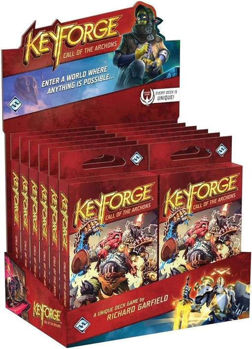 Card Games Fantasy Flight Games - Keyforge - Call of the Archons - 12 Deck Display Box - Cardboard Memories Inc.