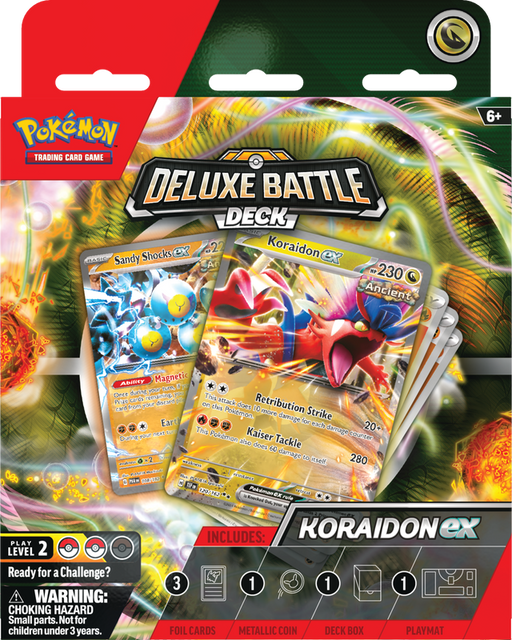 Trading Card Games Pokemon - Deluxe Battle Decks - Koraidon EX - Cardboard Memories Inc.