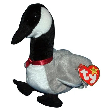 Plush TY Beanie Babies - Loosy The Canadian Goose - Cardboard Memories Inc.